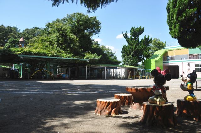 広い園庭